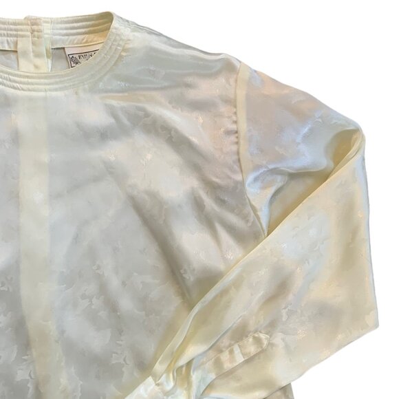 Vintage Evan Picone Petites Romantic Blouse 4 - Picture 3 of 8